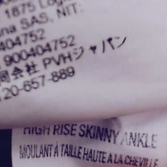 CALVIN KLEIN High Rise Skinny Modern Skinny Jeans- Black-Grey Stone Wash - Picture 7 of 16